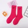 Calcetines Adi Clover para Hombre Deportivos de Hilo Largo de Moda Algodón Puro Absorbentes para Mujer Calcetines de Pareja con Tres Rayas