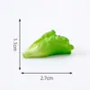Simulación Verdura Luminosa Pimiento Berenjena Lechuga Casa de Muñecas Decoraciones DIY Accesorios Miniatura Pequeños Adornos