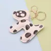 Lanyard de Cuero Dálmata de Vaca de Moda Colgante para Bolso de Cachorro Accesorio Colgante Miu Accesorio para Ropa Perro de Dibujos Animados