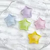 Gelo Transparente Glitter Fino Estrela de Cinco Pontas Resina DIY Cola Cremosa Grampo de Cabelo Grampo de Cabelo Capa de Celular Adesivo para Copo d'Água Porta-Cartão Material Decorativo