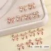 Manicure Transfronteiriça Borboleta Combinada com Joias de Liga para Manicure Atacado Laço de Metal Brilhante Tridimensional Decoração para Unhas Cobra