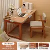 Mesa de Estudo Infantil em Madeira Maciça Quarto Mesa de Casa Estante Mesa Integrada Simples Moderna Mesa de Estudo Escrita para Estudantes