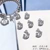 Colgante de aleación con forma de cruz de amor para chica, funcional, dulce, genial y sexy, collar, pulsera, pendientes y accesorios hechos a mano.