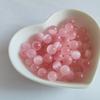 Cuentas Redondas de Cristal Natural de 8 mm, No Porosas y Semiporosas, Ágata Calcedonia Ojo de Gato Cuentas Sueltas, Materiales para Manualidades al por Mayor, Collar de Piedra Natural