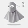Nueva Mascarilla de Seda Helada Transpirable para Verano, Protección Solar Upf50+, Lavable y para Beber, Mascarilla de Protección Uv para Conducir al Aire Libre