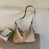 Bolso de Hombro Individual de Gamuza Casual Retro de Gran Capacidad para Viajes Diarios Bolso Cruzado Bolso Tote Bolsos Populares Transfronterizos para Mujer