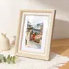 Marco de Fotos Simple Estilo Nórdico De Mesa 6 7 8 10 Pulgadas A4 Marco para Pintura al Óleo Acabado de Alta Gama Decorativo para Colgar en la Pared Venta al por Mayor Personalizado