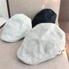 Sombrero Británico Retro Progresivo para Mujer 2025 Primavera y Verano Combinable Boina de Lengüeta de Pato Positiva y Reversible Cabeza Grande Wai Sombrero Pintado