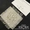 Wuzhou K9 súper brillantes 6x10 diamantes de imitación con forma de huevo de paloma 1:1 réplica de accesorios de uñas decorativas Huazi de fondo puntiagudo DIY
