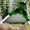 Divisor de Agua para Jardín de Doble Salida con Válvula en Y, Divisor de Grifo Exterior de 2 Vías con Cierre Independiente, Conector Rápido de 3/4" y 1/2", Conector de Manguera sin Fugas para Riego en Jardín, Exterior