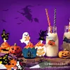 WB 760000 Calabaza de Halloween Fantasma Pastel Postre Borde Horneado Decorativo Tarjeta de Mesa 24 piezas