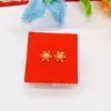 Brincos de girassol banhados a ouro de temperamento para mulheres, moda, estrelas frescas, nicho, joias de ouvido de alta qualidade, fabricantes diretos, atacado