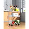 Estante de almacenamiento de cocina, estante de almacenamiento de piso de múltiples capas, canasta de verduras, gabinete de piso, carrito de refrigerios, canasta de alimentos, artefacto