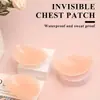 Almohadillas populares de silicona para sujetador para mujer, adecuadas para vestidos de novia, engrosadas para fotos de boda, finas, transpirables, almohadillas invisibles para el pecho sin tirantes