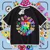 Mundo do Dandy Roupas de Manga Curta Camisetas Infantis Verão Soltas Roupas Infantis Tops para Meninos e Meninas
