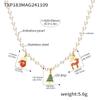 Azúcar Navidad Lindo Dibujo Animado Peso Esmalte Colgante Collar Pulsera Traje Moda Femenina Combinación de Diseño Creativo