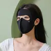 Mascarilla Protectora Solar Nueva de Verano Personalizada para Mujer, Cara Completa, Sin Costuras, Transpirable, Sombrilla Solar, Mascarilla Estéreo 3D de Seda Helada, Facekini