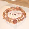 Novas Pulseiras Coloridas de Cristal Natural, Joias de Luxo Exclusivas de Alta Qualidade, Acessórios Versáteis e Estilosos