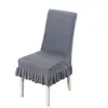 Funda para Silla, Antideslizante, Elástica, Estilo Nuevo, Cuadrada, Funda Universal para Respaldo de Cuatro Estaciones, Funda para Asiento para Mesa de Comedor y Silla de Comedor en Casa, Funda Integrada para Taburete