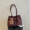 Bolso Tote de Cuadros para Mujer 2026 Nuevo Estilo Tendencia Otoño Lana Bolso de Hombro Único Gran Capacidad para Escuela Viajes Diario Bolso Tote