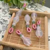 Colgante de ágata crisantemo tipo hielo hecho a mano, accesorio de joyería para pulsera DIY, llavero