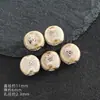Bolsa de Material com Contas Espaçadoras Retrô Acessórios para Roupas Contas Soltas com Contas Acessórios para Pulseira de Joias Artesanais DIY Contas de Cerâmica