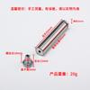 Aço inoxidável publicidade unha decorativa unha Billboard espelho de vidro unha acrílico placa de apoio publicidade tampa de rosca