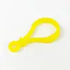 Accesorios de joyería DIY hebilla de bombilla de luz de colores llavero de muñeca cierre de langosta de plástico hebilla de bolsa gancho acrílico