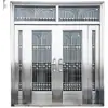 Acero Inoxidable 304 Puerta Casa de Autoconstrucción Doble Apertura Puerta de Vidrio Rural Hogareña Blanco Acero Rosa Entrada Puerta Antirrobo