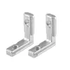 Conector de Canto para Perfil de Alumínio de Impressora 3D Suporte Angular em L Tamanho Padrão Europeu 20/30/40/45 Acessórios de Suporte m4