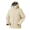 Chaqueta Softshell de Primavera y Otoño Hecha a Medida Cortavientos e Impermeable con Capucha para Montañismo al Aire Libre Abrigo Cálido de Moda con Impresión de Logo