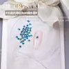 Modelo Nuevo Zm Bolas de Diamantes Mini de Colores Brillantes Sin Base, Diamantes para Uñas, Diamantes Apilados, Decoraciones para Uñas, Pegatinas Redondas de Diamante para Uñas