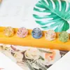 Pó Colorido Folhas Pulseira de Vidro Contas Colar de Contas Soltas Contas Artesanal DIY Material Corrente de Celular Pingente Decoração