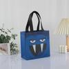 Bolsa de Mão de Halloween Transfronteiriça Bolsa Impressa Não Tecida Presente de Festa Bolsa de Embalagem Impermeável Revestida Bolsa de Compras de Shopping Center