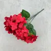 Flor de Hortensia Artificial con 5 Ramas y Pétalos Grandes, Flor de Seda para Boda y Decoración del Hogar, Adorno de Arreglo de Flores Falsas, Disponible en Múltiples Colores