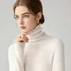 Suéter de cuello alto para mujer 2026 con ribete de volantes, top de punto acanalado ajustado, adecuado para el trabajo, estilo delicado, capa interior para mujer