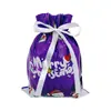 Bolsas de Regalo Navideñas Transfronterizas 2026 Modelo Nuevo Amazon Más Vendido Set de Bolsas de Regalo Navideñas Bolsa con Cordón Bolsa de Dulces