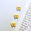 Nuevos Accesorios de Arte para Uñas de Mariposa Colorida de Dibujos Animados, Lindas Decoraciones de Uñas de Animales de Primavera con Puntos, Accesorios de Resina