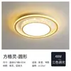 [Transfronterizo] Lámpara de Techo para Sala de Estar, Paquete de Iluminación Rectangular Simple Nuevo para Pasillo, Cristal de Lujo Alto, Estilo Europeo y Americano