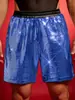 Transfronterizo 2025 Comercio Exterior Verano Nuevos Pantalones Cortos de Lentejuelas Europeos y Americanos para Escenario Moda Fiesta Sexy Pantalones Cortos de Tres Cuartos