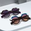 Gafas de sol de moda retro ovaladas de color a juego de personalidad de Europa y Estados Unidos, gafas de sol de tendencia, AliExpress moda transfronteriza, gafas de sol nuevas