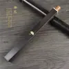 Tubo Cuadrado de Incienso de Ébano Huyi Incrustado con Hoja de Ginkgo Tubo Cuadrado de Incienso Cáscara de Trébol de Cuatro Hojas Tubo Cuadrado de Incienso Procesamiento y Personalización