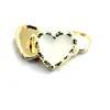 Botones Metálicos de Corazón de Moda Botones Pequeños Fragantes para Camisa Botones de Corazón de Melocotón para Cortavientos Botones de Corazón para Traje Decoración de Pedrería