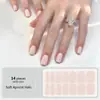 14 se refiere a [serie de color sólido] pegatinas de uñas de gel sin luz transfronterizas explosiones temu pegatinas de uñas duraderas impermeables