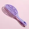 Peine de Cerdas de Jabalí, Peine Esponjoso, Peine de Costilla Hueca, Peine Masajeador del Cuero Cabelludo, Peine para Peinar el Cabello, Peine para el Cuidado del Cabello, Peine Alisador
