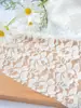 Tela de Encaje de Malla Blanca Cortina Tela para Fondo de Foto de Boda Mantel Tela para Vestido Ropa