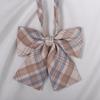 Corbata de moño jk japonesa Uniforme de estudiante Camisa de cuello pequeño Flor Estilo universitario Traje de marinero Lazo Combinable Rojo Azul