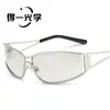 Gafas de Sol Metálicas Huecas Retro Europeas y Americanas Transfronterizas 2026 Estilo Callejero Chica Popular Personalidad Marco Delgado Y2K para Mujer