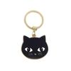 Gotas de óleo de liga transfronteiriça Animal bonito Big Face Cat Personalidade Chaveiro Pingente Criativo Bolsa Acessórios Pendurados