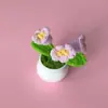 Produtos Acabados de Fronteira, Lã de Boneca Fofa Tricotada à Mão, Plantas em Vasos de Lírio-do-Vale, Flores Simuladas, Joias de Crochê, Móveis e Presentes para Casa